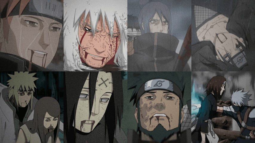 As 9 m0rt3s mais tristes de Naruto